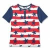 Best Pirce 😀 Millie & Maxx Red Stars & Stripes Henley - Toddler & Boys For Kids 🎁