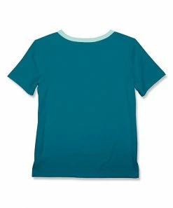 Alternative view of Budget 😉 Millie & Maxx Teal & Mint Constrast-Trim Henley - Toddler & Boys For Kids 😀
