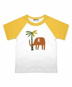 Brand new 🥰 Millie & Maxx White Jungle Jam Crewneck Raglan Tee - Boys For Kids 😀