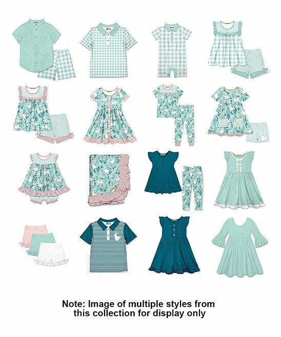 Brand new โ๏ธ Millie & Maxx Mint Short-Sleeve Button-Up & Gingham Pocket Shorts - Boys For Kids ๐งจ 2 Brand new โ๏ธ Millie & Maxx Mint Short-Sleeve Button-Up & Gingham Pocket Shorts - Boys For Kids ๐งจ - Image 2