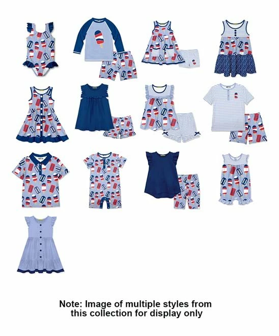Wholesale ❤️ Millie & Maxx Periwinkle & Navy Ice Pops Polo - Boys For Baby & Maternity 😍 - Image 2