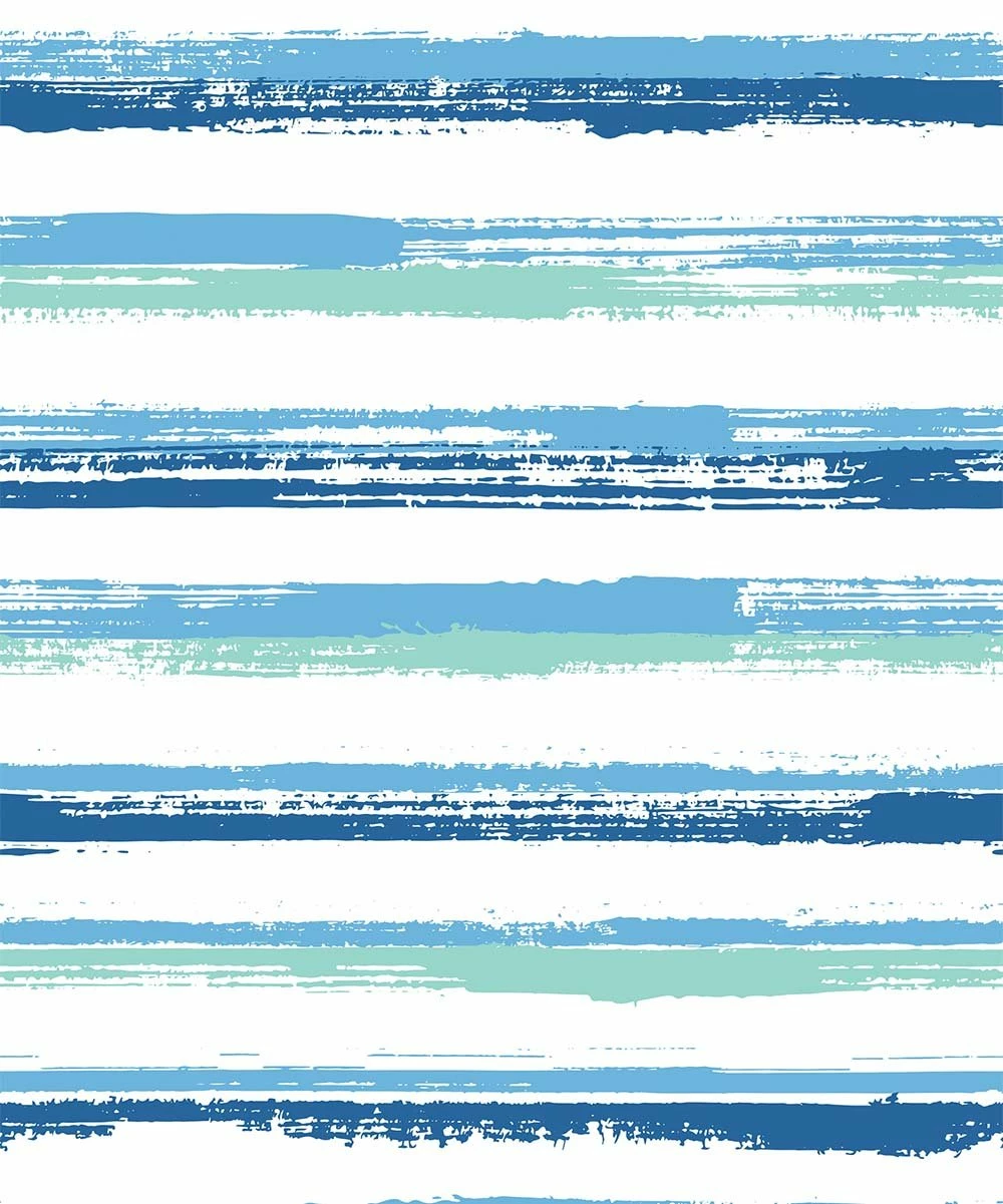 New ⌛ Millie & Maxx Mint Brush Stripe Henley & Navy Shorts - Infant & Toddler For Kids ⭐ - Image 2