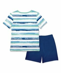 New ๐ Millie & Maxx Mint Brush Stripe Henley & Navy Shorts - Boys For Kids ๐ 5 New ๐ Millie & Maxx Mint Brush Stripe Henley & Navy Shorts - Boys For Kids ๐ -Millie Loves Lily Shop zu105411372 alt 2 tm1651064804