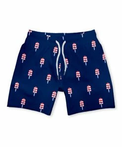 Best reviews of 🛒 Millie & Maxx Navy & Red Popsicles Swim Trunks - Toddler & Boys For Kids 😀