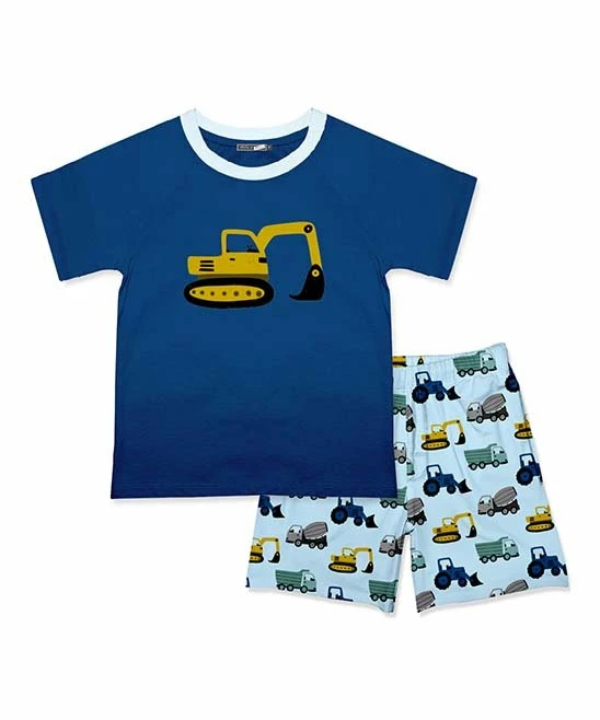 Coupon ๐คฉ Millie & Maxx Navy Shovel Crewneck Tee & Blue Construction Vehicles Pocket Shorts - Toddler & Boys For Kids ๐ 1 Coupon ๐คฉ Millie & Maxx Navy Shovel Crewneck Tee & Blue Construction Vehicles Pocket Shorts - Toddler & Boys For Kids ๐