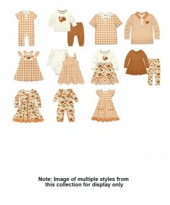Coupon 😀 Millie & Maxx Orange & Cream Gingham Polo - Boys For Kids 🔥 -Millie Loves Lily Shop zu107836927 alt 1 tm1659130249