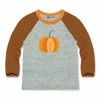 Cheap ✨ Millie & Maxx Heather Gray Pumpkin Long-Sleeve Raglan Tee - Boys For Kids 🌟