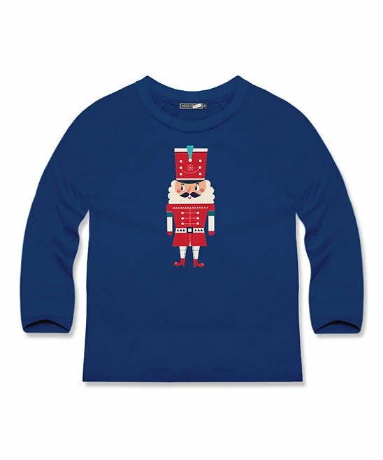 Best deal 👍 Millie & Maxx Navy Nutcracker Raglan Tee - Infant, Toddler & Boys For Kids 🔔