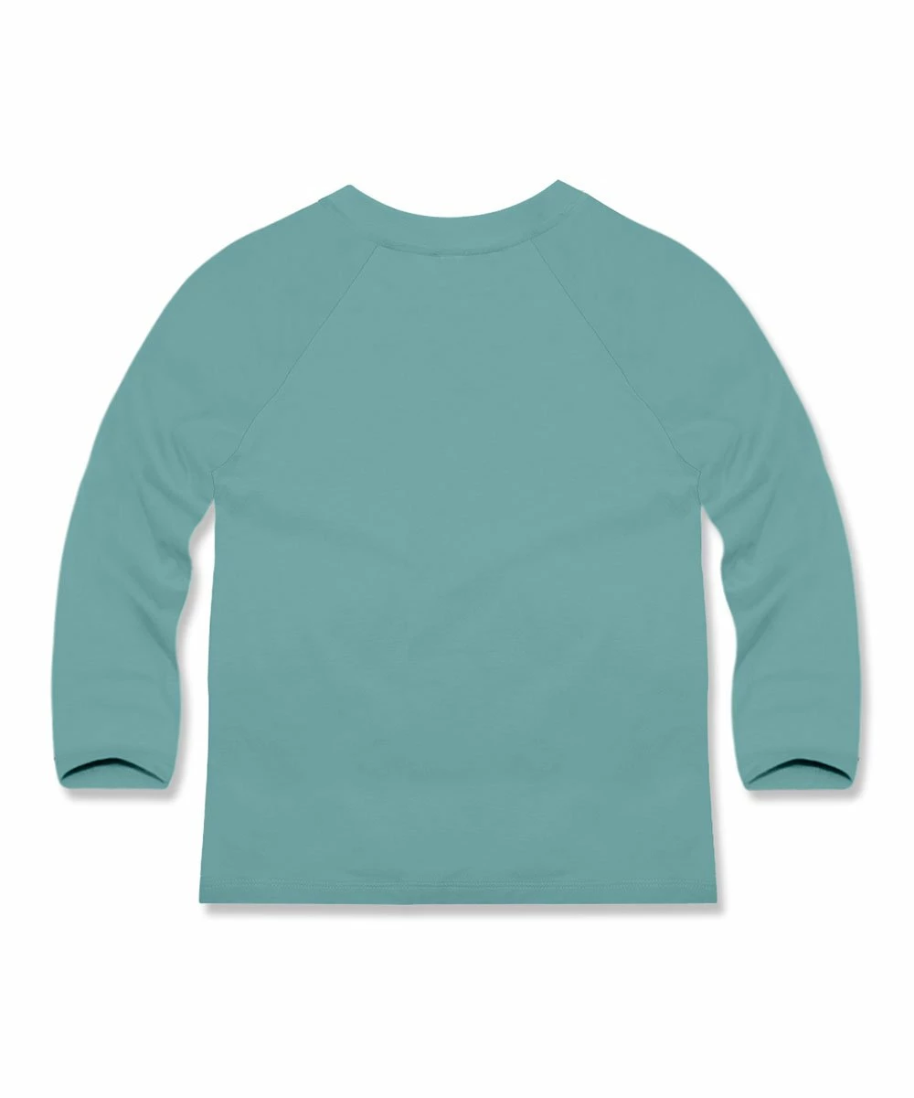 Flash Sale ๐ Millie & Maxx Nile Blue Fox Long-Sleeve Raglan Tee - Toddler & Boys For Kids โจ 2 Flash Sale ๐ Millie & Maxx Nile Blue Fox Long-Sleeve Raglan Tee - Toddler & Boys For Kids โจ - Image 2