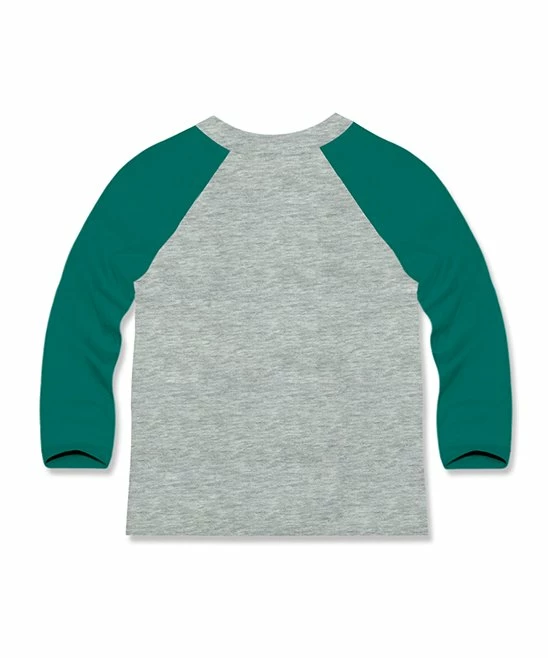 Buy 🌟 Millie & Maxx Heather Gray Holiday Tree Long-Sleeve Raglan Top - Toddler & Boys For Kids 😀 2 Buy 🌟 Millie & Maxx Heather Gray Holiday Tree Long-Sleeve Raglan Top - Toddler & Boys For Kids 😀 - Image 2