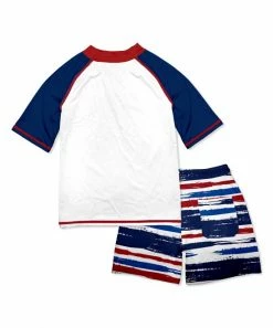 Coupon ๐งจ Millie & Maxx White & Navy Flag Short-Sleeve Rashguard Set - Boys For Kids ๐คฉ 3 Coupon ๐งจ Millie & Maxx White & Navy Flag Short-Sleeve Rashguard Set - Boys For Kids ๐คฉ -Millie Loves Lily Shop zu86305961 alt 1 tm1588271450