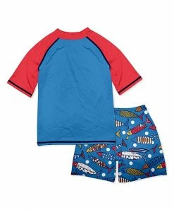 Hot Sale ๐ฏ Millie & Maxx Blue & Red Minnows Short-Sleeve Rashguard Set - Toddler For Kids ๐งจ 5 Hot Sale ๐ฏ Millie & Maxx Blue & Red Minnows Short-Sleeve Rashguard Set - Toddler For Kids ๐งจ -Millie Loves Lily Shop zu96505056 alt 2 tm1622840770