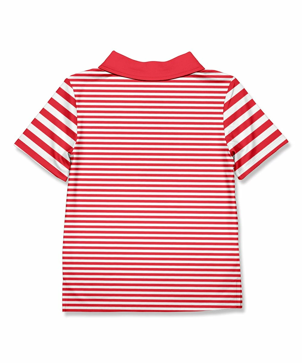 Best Sale ๐ฅฐ Millie & Maxx Red Stripe Apple Polo - Boys For Kids ๐ฅ 2 Best Sale ๐ฅฐ Millie & Maxx Red Stripe Apple Polo - Boys For Kids ๐ฅ - Image 2