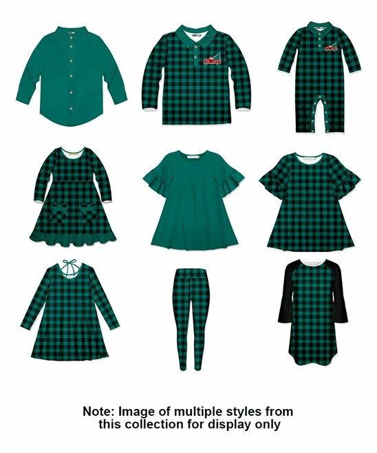 Discount 💯 Millie & Maxx Ivy Green Buffalo Check 🎄 Christmas Truck Bal-Collar Playsuit - Infant For Baby & Maternity 🌟 3 Discount 💯 Millie & Maxx Ivy Green Buffalo Check 🎄 Christmas Truck Bal-Collar Playsuit - Infant For Baby & Maternity 🌟 - Image 3