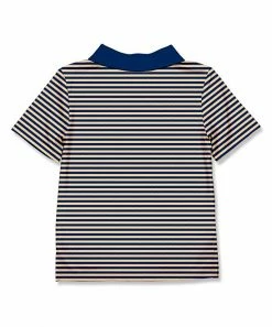 Top 10 👏 Millie & Maxx Navy & Tan Stripe Turkey Accent-Collar Polo - Boys For Kids ⭐ 5 Top 10 👏 Millie & Maxx Navy & Tan Stripe Turkey Accent-Collar Polo - Boys For Kids ⭐ -Millie Loves Lily Shop zu99007546 alt 2 tm1630329646
