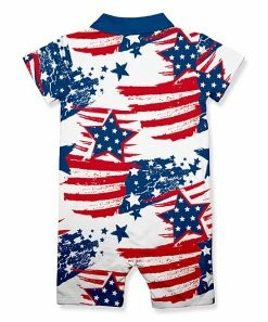 Best Sale ๐ฅฐ Millie & Maxx Blue & Red American Flag Button-Front Romper - Infant For Kids ๐ 7 Best Sale ๐ฅฐ Millie & Maxx Blue & Red American Flag Button-Front Romper - Infant For Kids ๐ -Millie Loves Lily Shop zu102423602 alt 3 tm1640787132