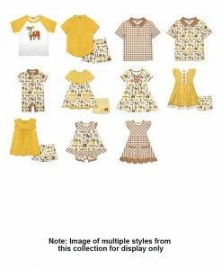 Coupon 💯 Millie & Maxx Tan & White Gingham Polo - Toddler For Kids 🛒 4 Coupon 💯 Millie & Maxx Tan & White Gingham Polo - Toddler For Kids 🛒 -Millie Loves Lily Shop zu102424437 alt 1 tm1640787212