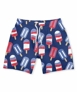 Best reviews of 🔔 Millie & Maxx Navy & Red Ice Pops Swim Trunks - Infant, Toddler & Boys For Kids 💯