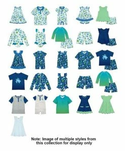 Alternative view of Hot Sale ❤️ Millie & Maxx White & Blue Watercolor Sea Short-Sleeve Polo - Boys For Kids ❤️