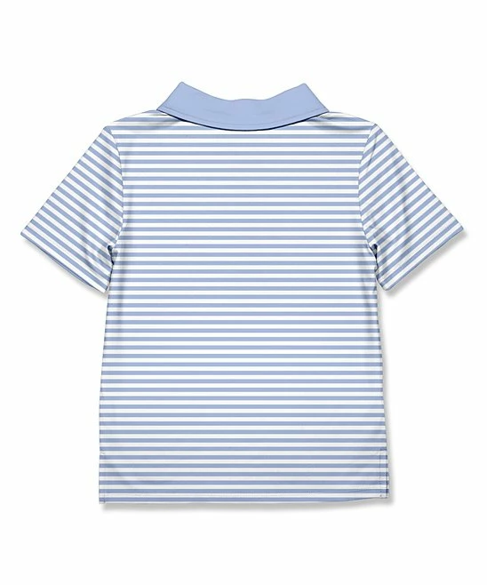 Budget 👍 Millie & Maxx Periwinkle & White Stripe Watermelon Polo - Toddler For Kids 😉 3 Budget 👍 Millie & Maxx Periwinkle & White Stripe Watermelon Polo - Toddler For Kids 😉 - Image 3