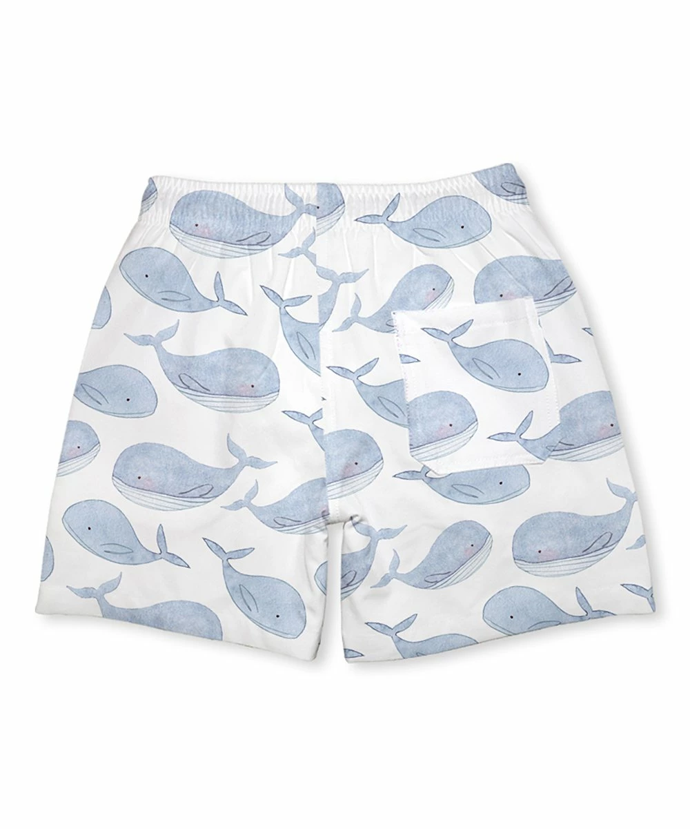Brand new โ Millie & Maxx White & Blue Gray Whale Swim Trunks - Infant, Toddler & Boys For Kids ๐ฅ 3 Brand new โ Millie & Maxx White & Blue Gray Whale Swim Trunks - Infant, Toddler & Boys For Kids ๐ฅ - Image 3