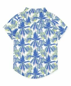 Promo ๐ Millie & Maxx White & Blue Palm Trees Short-Sleeve Button-Up - Boys For Kids โญ 5 Promo ๐ Millie & Maxx White & Blue Palm Trees Short-Sleeve Button-Up - Boys For Kids โญ -Millie Loves Lily Shop zu105411076 alt 2 tm1651064804