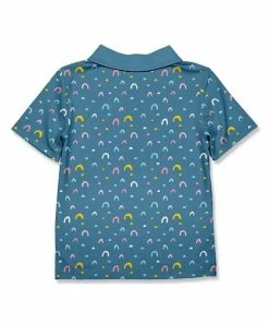 Outlet โจ Millie & Maxx Teal Mini Rainbow Polo - Boys For Kids ๐ 5 Outlet โจ Millie & Maxx Teal Mini Rainbow Polo - Boys For Kids ๐ -Millie Loves Lily Shop zu105709042 alt 2 tm1652125587