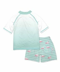 Brand new ๐ Millie & Maxx Mint & White Ombrรฉ Stripe Flamingo Short-Sleeve Rashguard Set - Boys For Kids ๐ 5 Brand new ๐ Millie & Maxx Mint & White Ombrรฉ Stripe Flamingo Short-Sleeve Rashguard Set - Boys For Kids ๐ -Millie Loves Lily Shop zu106435414 alt 2 tm1654887308