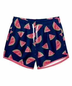 Hot Sale โญ Millie & Maxx Navy Watermelon Swim Shorties - Infant, Toddler & Boys For Kids ๐