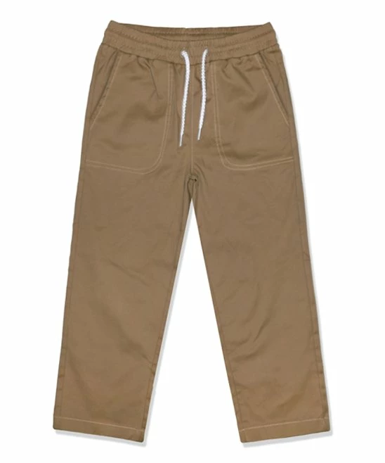 Best Sale ๐ Millie & Maxx Khaki Pocket Drawstring Pants - Infant, Toddler & Boys For Kids ๐ 1 Best Sale ๐ Millie & Maxx Khaki Pocket Drawstring Pants - Infant, Toddler & Boys For Kids ๐