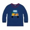 Buy 👍 Millie & Maxx Navy Pumpkin Truck Raglan Tee - Infant, Toddler & Boys For Kids 👏