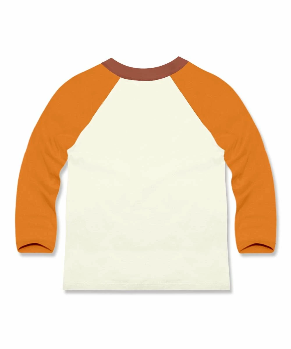 Best reviews of 🛒 Millie & Maxx Cream & Orange Turkey Long-Sleeve Raglan Top - Boys For Kids 🛒 3 Best reviews of 🛒 Millie & Maxx Cream & Orange Turkey Long-Sleeve Raglan Top - Boys For Kids 🛒 - Image 3