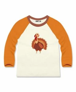 Best reviews of 🛒 Millie & Maxx Cream & Orange Turkey Long-Sleeve Raglan Top - Boys For Kids 🛒