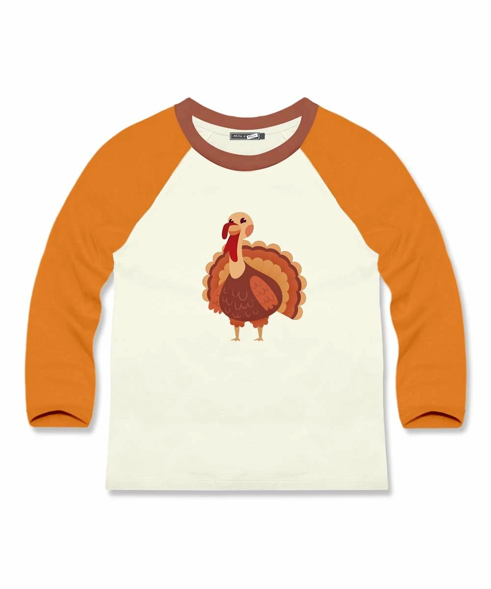 Best reviews of 🛒 Millie & Maxx Cream & Orange Turkey Long-Sleeve Raglan Top - Boys For Kids 🛒 1 Best reviews of 🛒 Millie & Maxx Cream & Orange Turkey Long-Sleeve Raglan Top - Boys For Kids 🛒