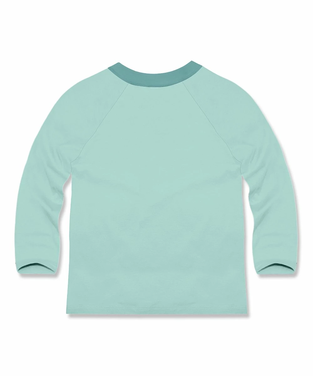Discount 🤩 Millie & Maxx Mint Turkey Long-Sleeve Raglan Tee - Infant For Kids 😍 3 Discount 🤩 Millie & Maxx Mint Turkey Long-Sleeve Raglan Tee - Infant For Kids 😍 - Image 3